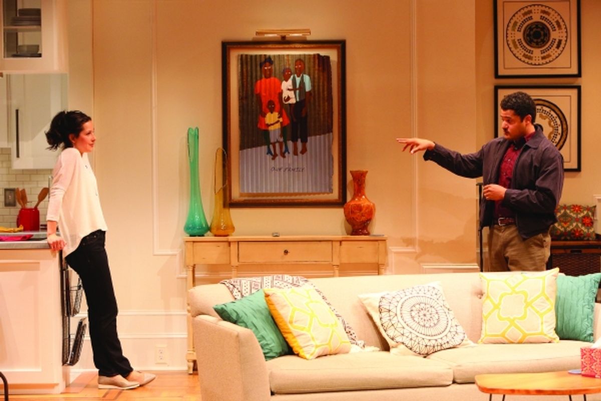 Merritt Janson (Judith) and Brandon J. Dirden (Zeke) at 