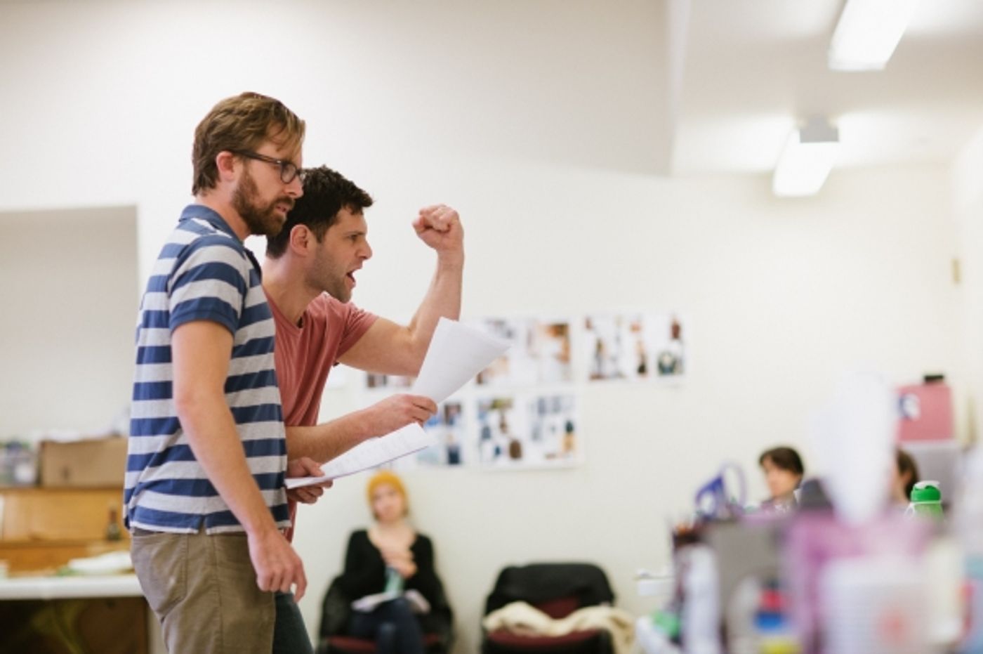 Photo Flash: In Rehearsal with the Cast of MCC's PERMISSION!  Image