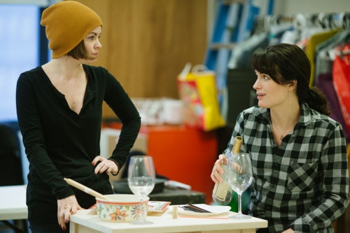 Nicole Lowrance & Elizabeth Reaser at 