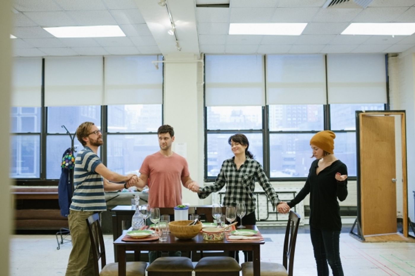Photo Flash: In Rehearsal with the Cast of MCC's PERMISSION!  Image
