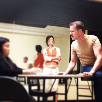Paul Thomas Ryan (Tennessee Williams) in rehearsal for WHAT WAS LOST Photo