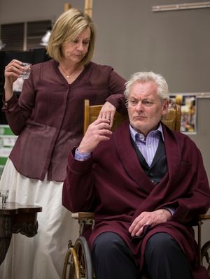 Mary Beth Fisher (Birdie Hubbard) and John Judd (Horace Giddens) Photo