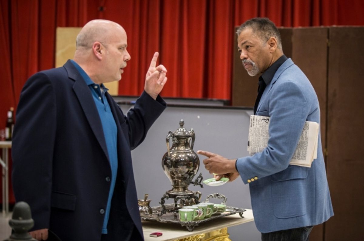 Steve Pickering (Oscar Hubbard) and Dexter Zollicoffer (Cal) at 