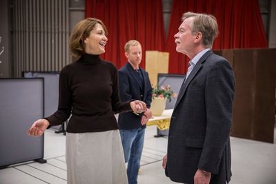 Shannon Cochran (Regina Giddens) and Michael Canavan (William Marshall)  Photo