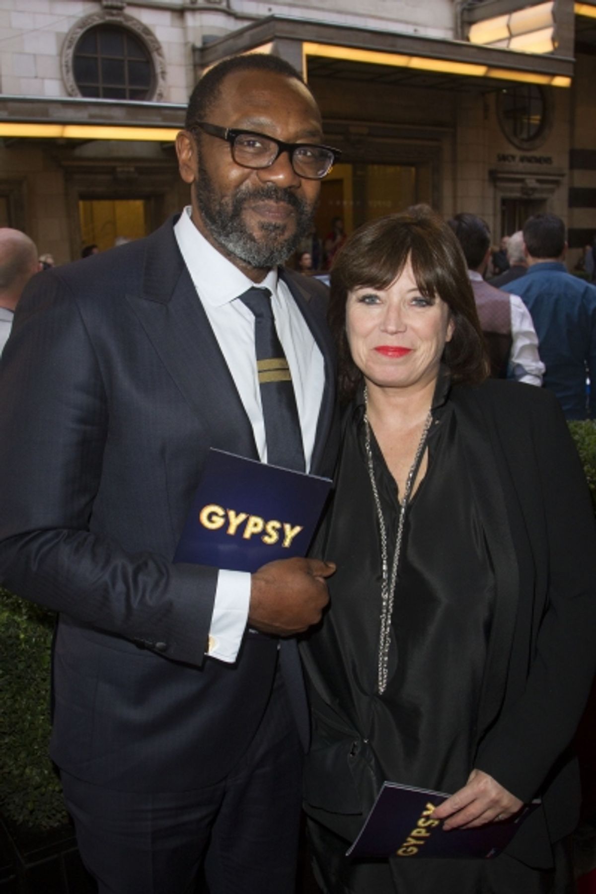 Lenny Henry and Lisa Makin  at 