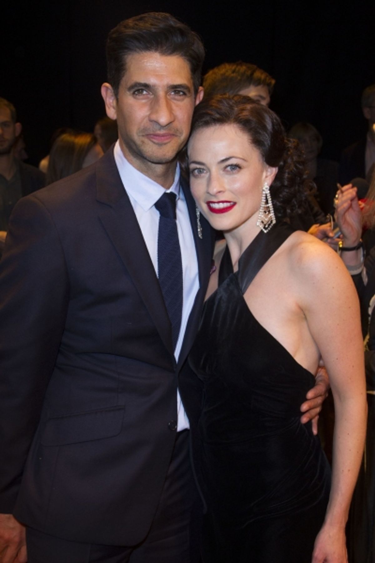 Raza Jaffrey and Lara Pulver  at 
