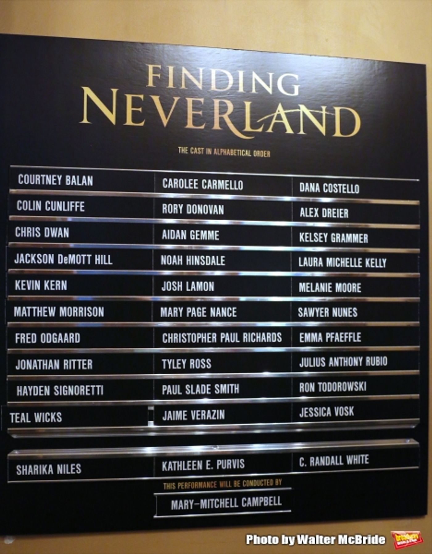 Photo Coverage: They Own the Night- FINDING NEVERLAND Cast Takes Opening Night Bows!  Image