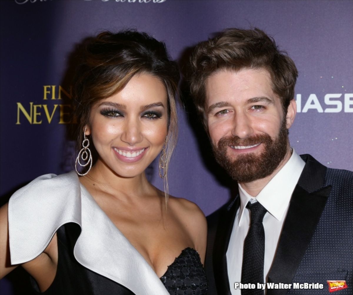 Renee Puente and Matthew Morrison  at 