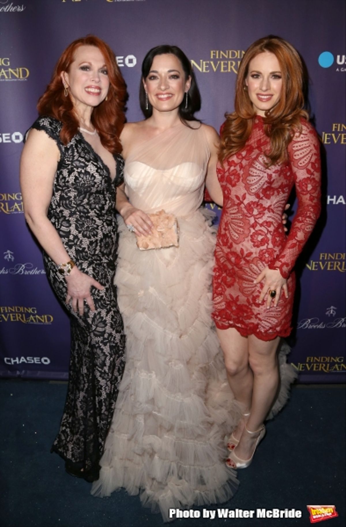 Carolee Carmello, Laura Michelle Kelly and Teal Wicks  at 