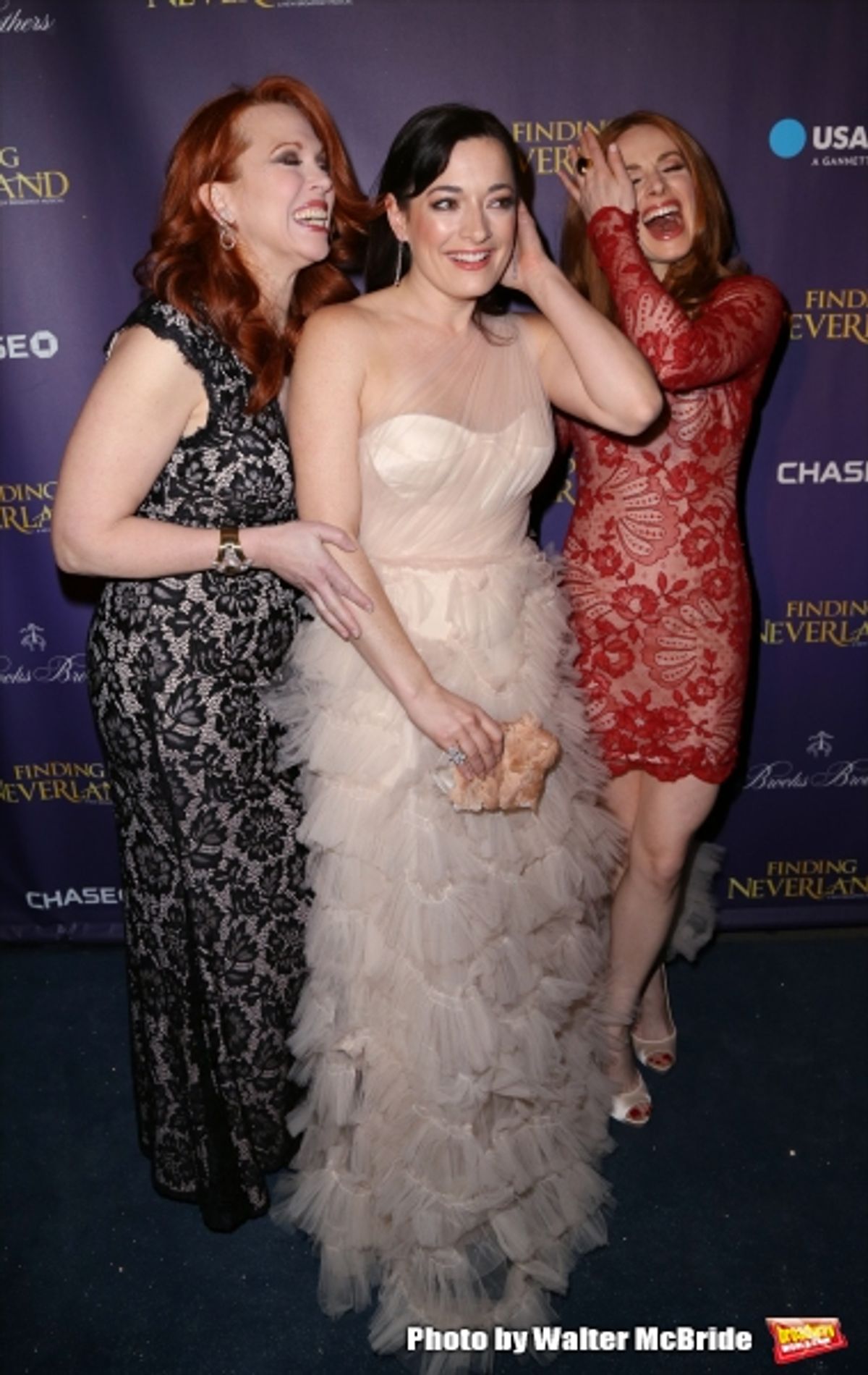 Carolee Carmello, Laura Michelle Kelly and Teal Wicks  at 