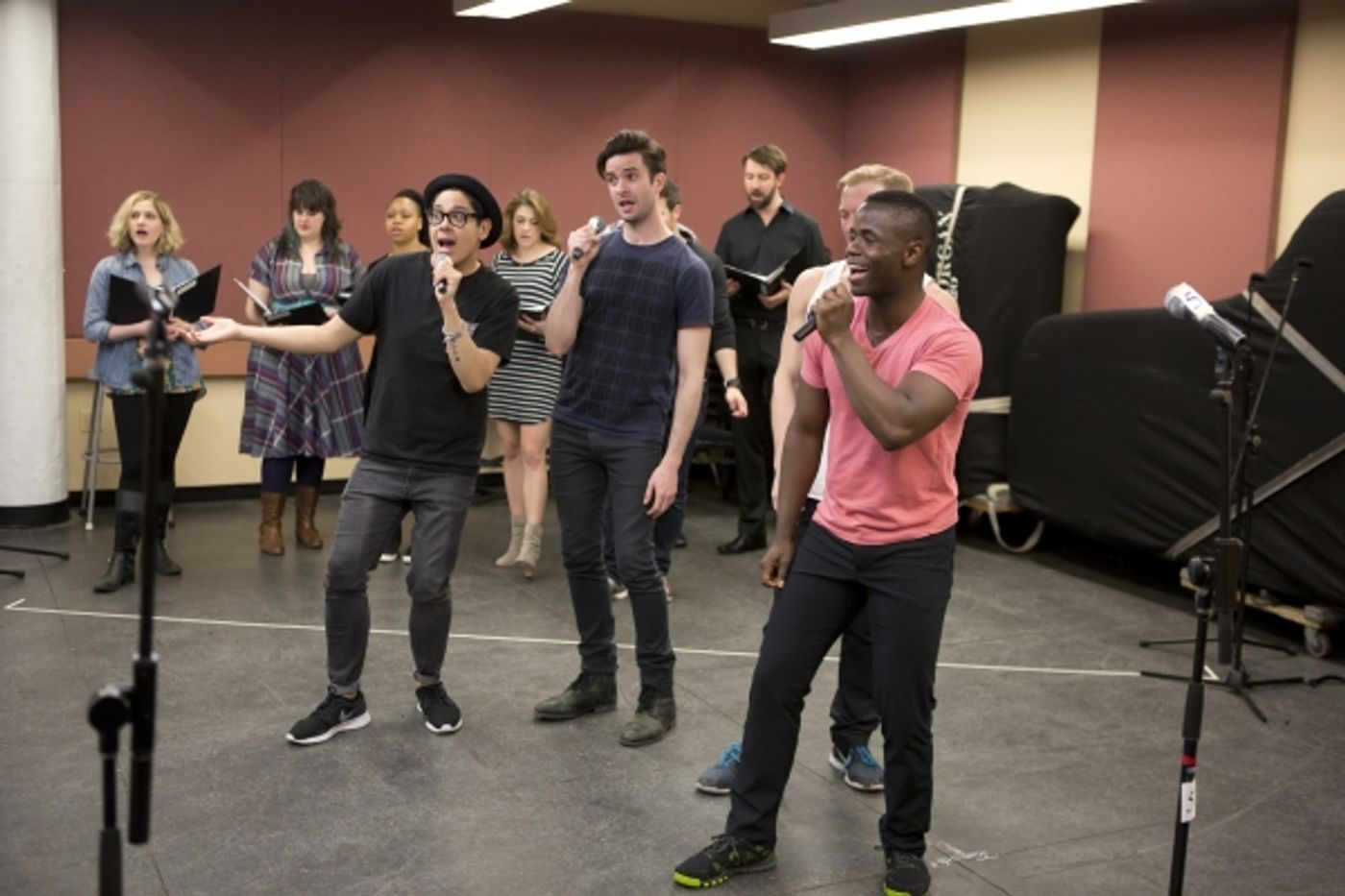Photo Flash: In Rehearsal with Carly Hughes, George Salazar, Ryan Worsing and More for TAKE THE STAGE WITH BROADWAY STARS at Carnegie Hall  Image