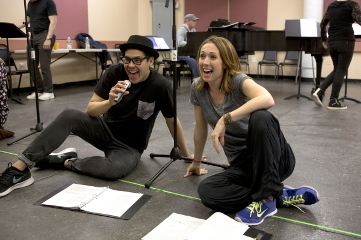 Photo Flash: In Rehearsal with Carly Hughes, George Salazar, Ryan Worsing and More for TAKE THE STAGE WITH BROADWAY STARS at Carnegie Hall  Image