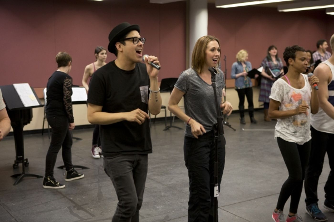 Photo Flash: In Rehearsal with Carly Hughes, George Salazar, Ryan Worsing and More for TAKE THE STAGE WITH BROADWAY STARS at Carnegie Hall  Image