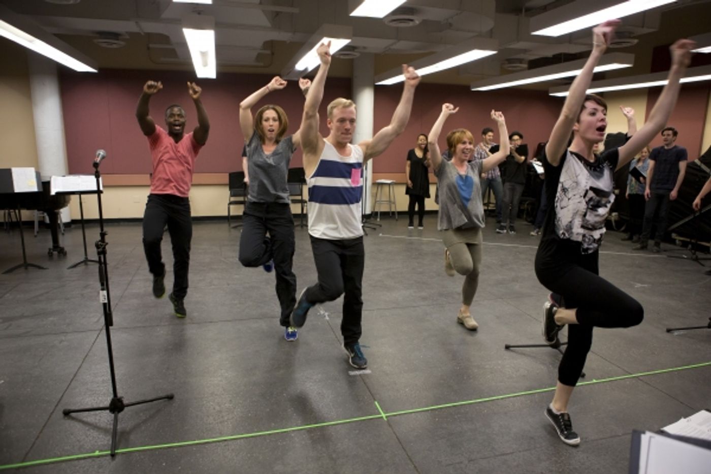 Photo Flash: In Rehearsal with Carly Hughes, George Salazar, Ryan Worsing and More for TAKE THE STAGE WITH BROADWAY STARS at Carnegie Hall  Image