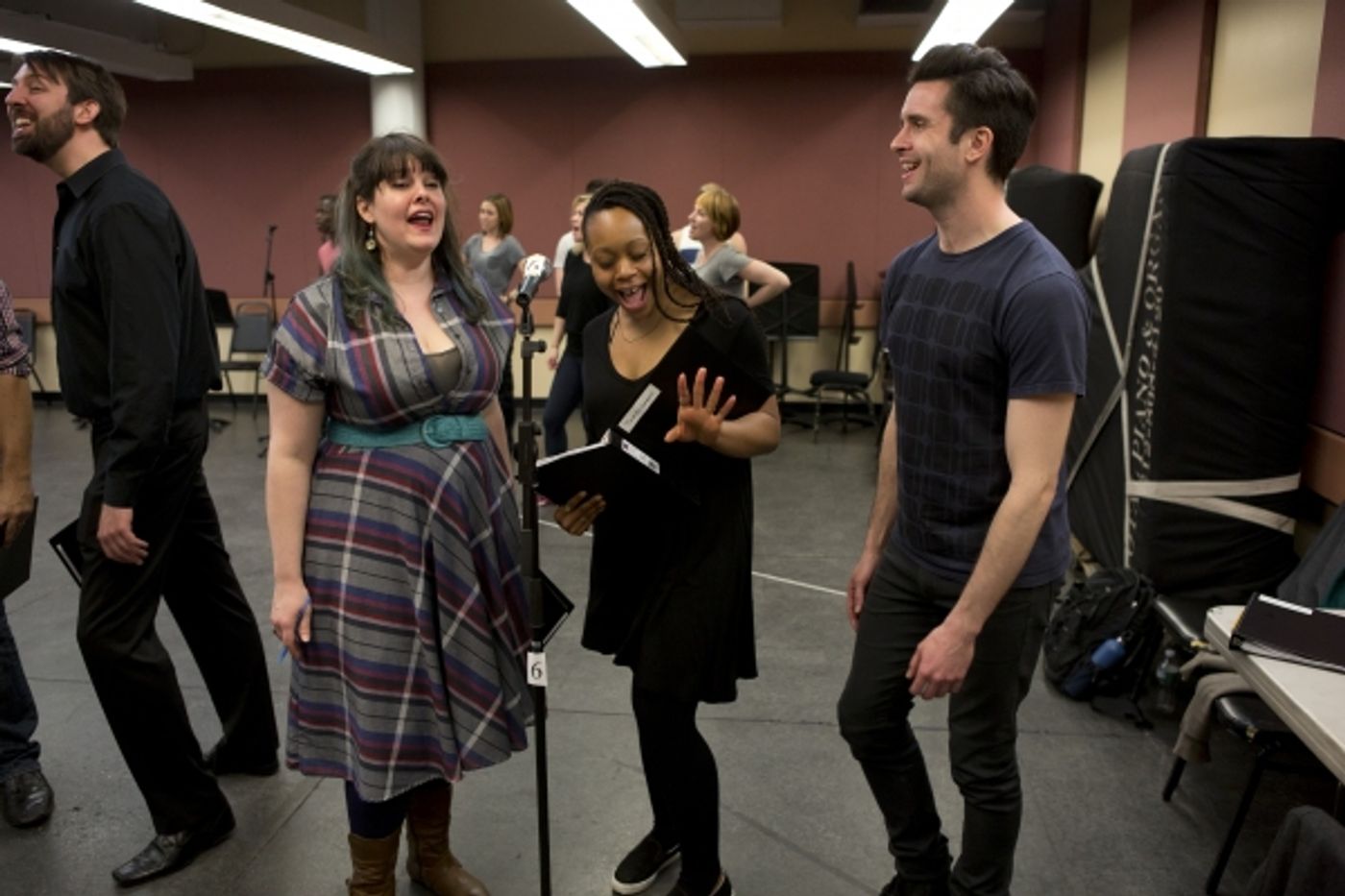 Photo Flash: In Rehearsal with Carly Hughes, George Salazar, Ryan Worsing and More for TAKE THE STAGE WITH BROADWAY STARS at Carnegie Hall  Image