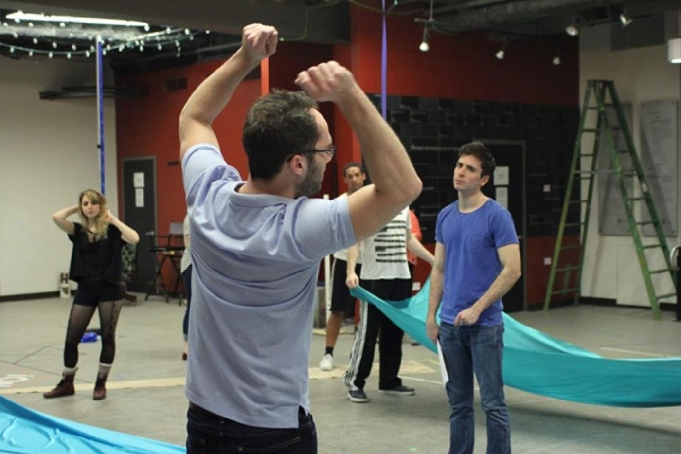 Photo Flash: Sneak Peek at Rehearsals for 5th Avenue Theatre's JASPER IN DEADLAND Starring Matt Doyle Photo Flash: Sneak Peek at Rehearsals for 5th Avenue Theatre's JASPER IN DEADLAND Starring Matt Doyle Image