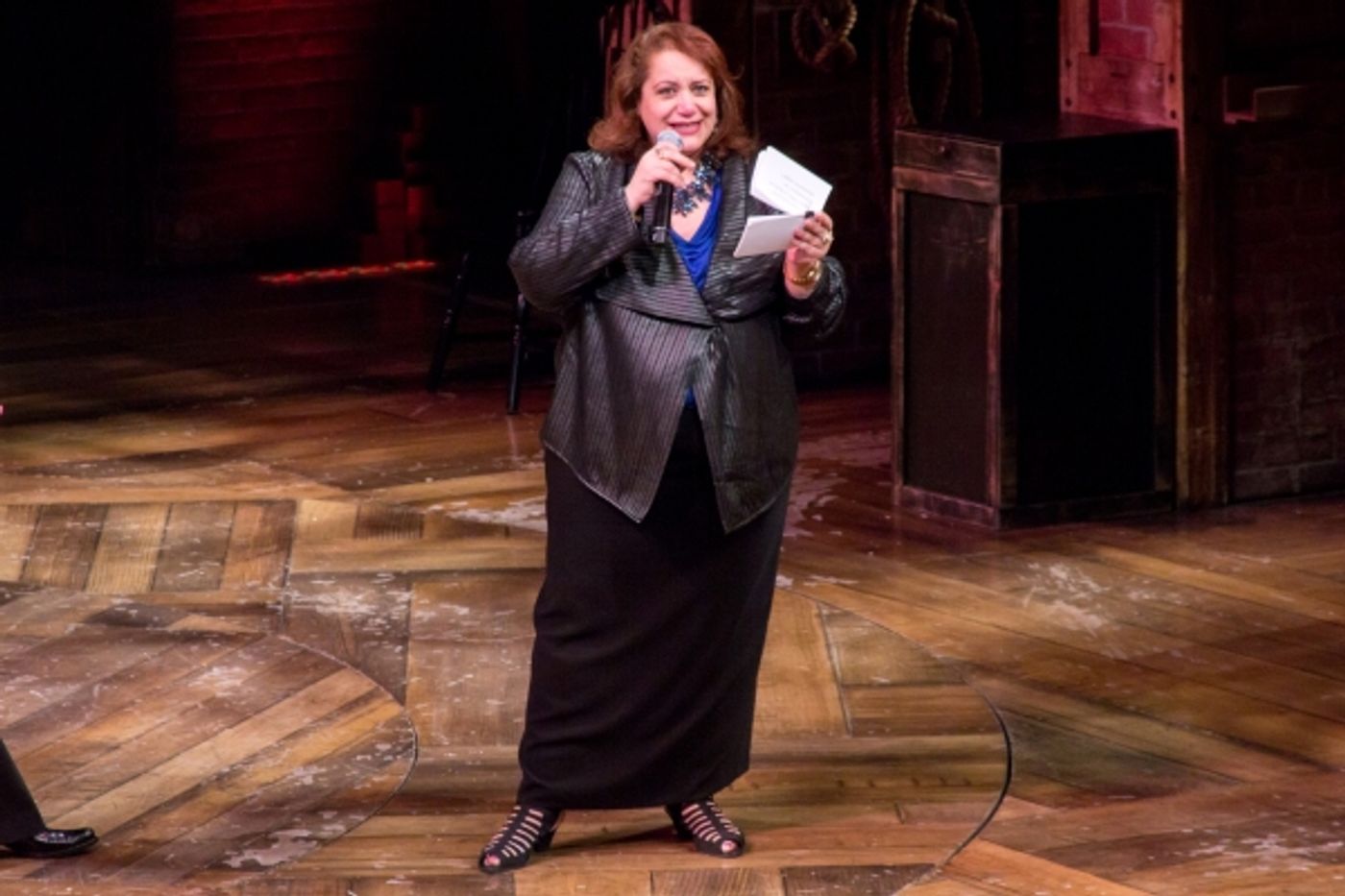 Photo Coverage: HAMILTON Cast Celebrates 40th Anniversary of A CHORUS LINE at the Public!  Image
