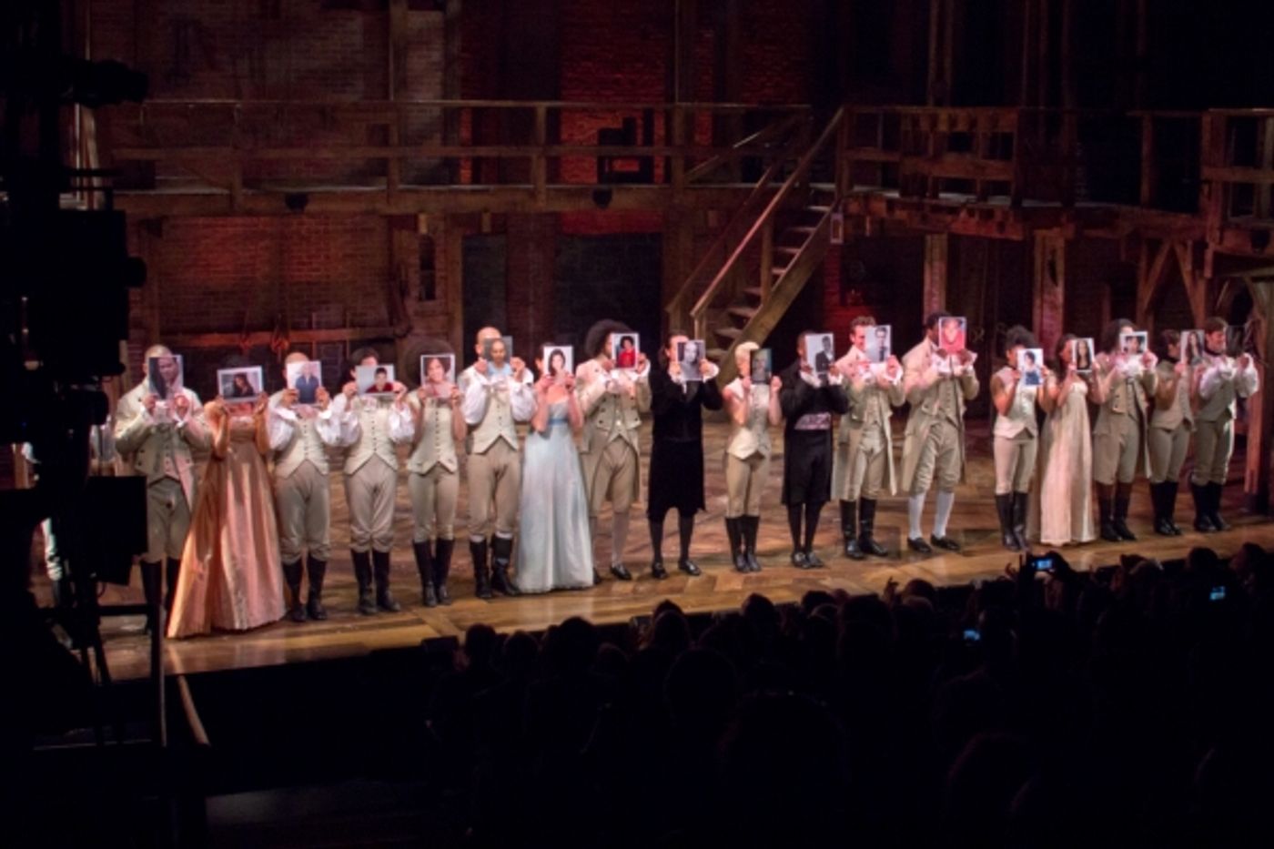Photo Coverage: HAMILTON Cast Celebrates 40th Anniversary of A CHORUS LINE at the Public!  Image