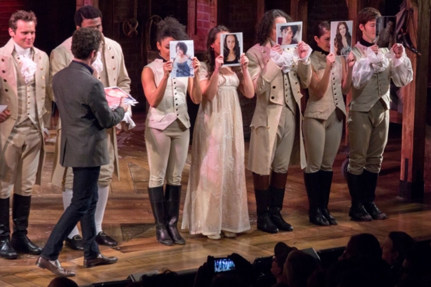 Photo Coverage: HAMILTON Cast Celebrates 40th Anniversary of A CHORUS LINE at the Public!  Image