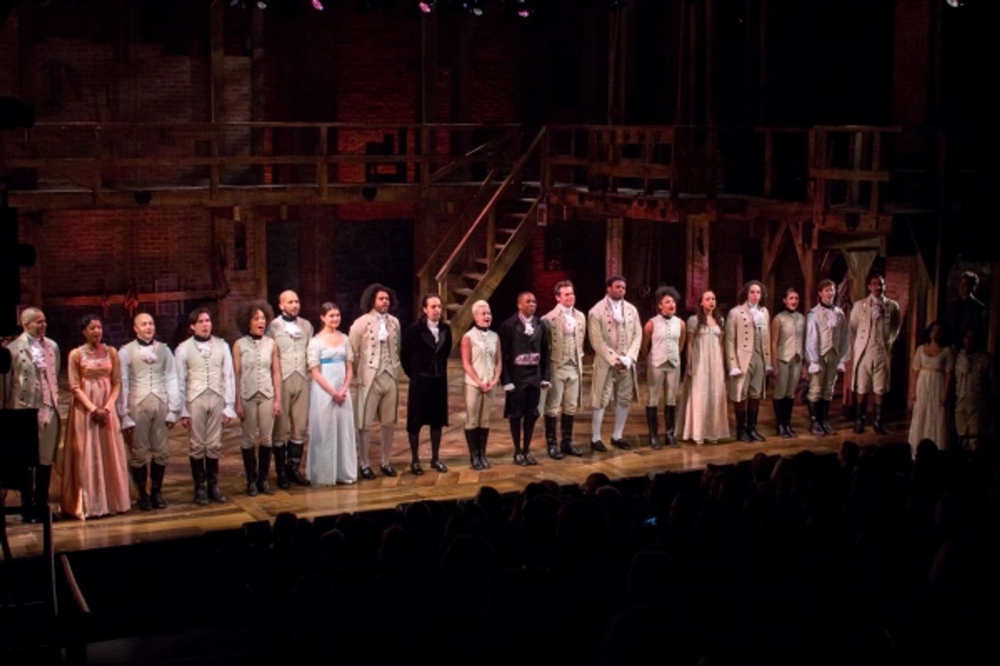 Photo Coverage: HAMILTON Cast Celebrates 40th Anniversary of A CHORUS LINE at the Public!  Image