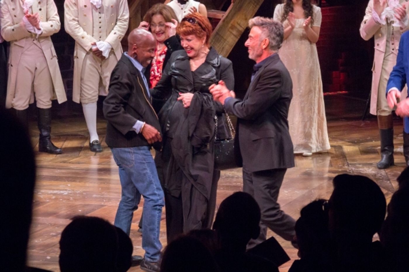 Photo Coverage: HAMILTON Cast Celebrates 40th Anniversary of A CHORUS LINE at the Public!  Image