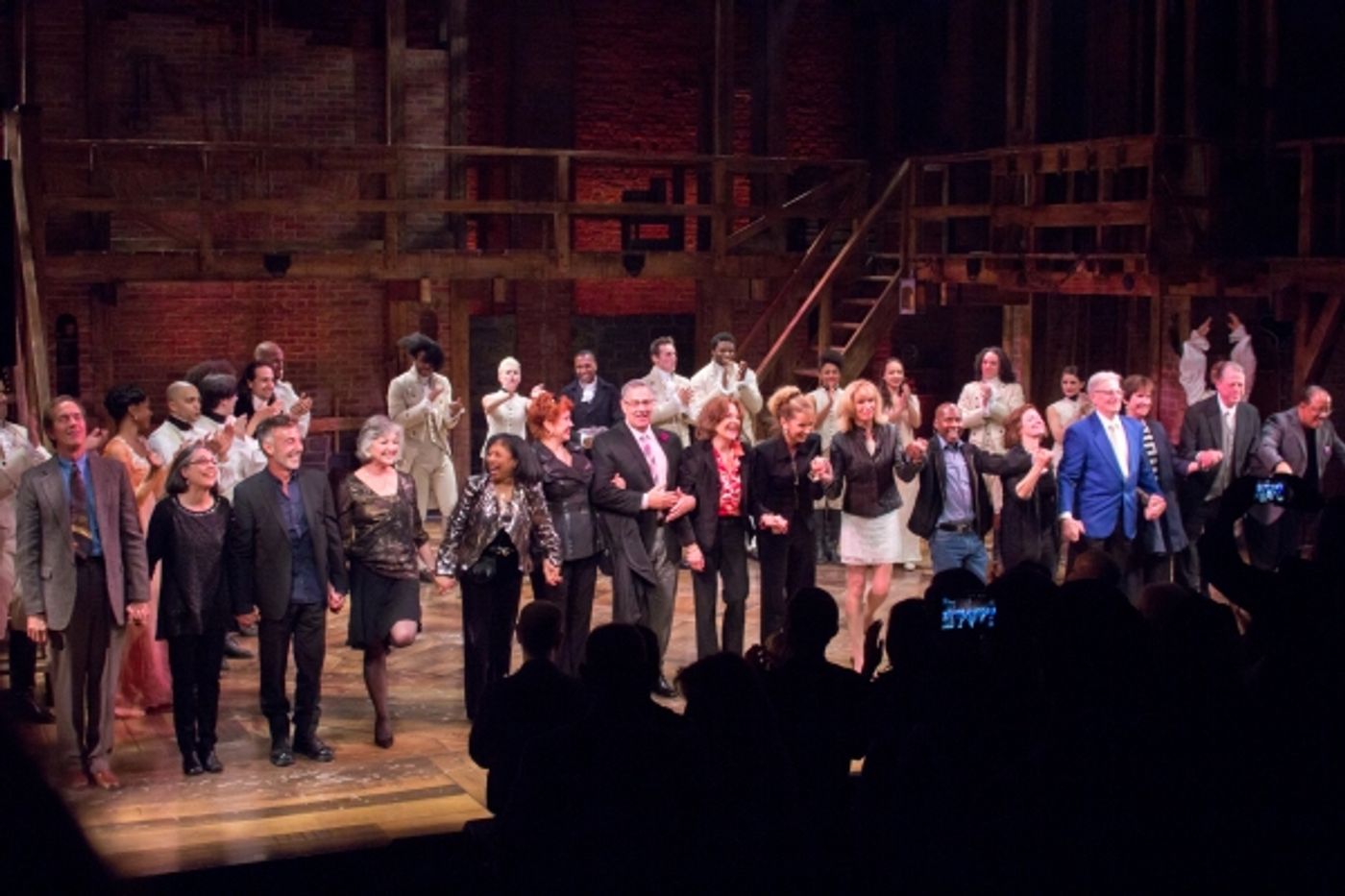 Photo Coverage: HAMILTON Cast Celebrates 40th Anniversary of A CHORUS LINE at the Public!  Image