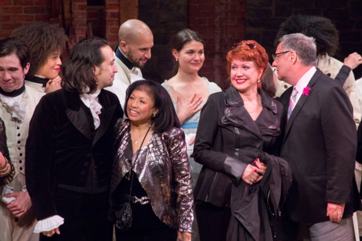 Photo Coverage: HAMILTON Cast Celebrates 40th Anniversary of A CHORUS LINE at the Public!  Image