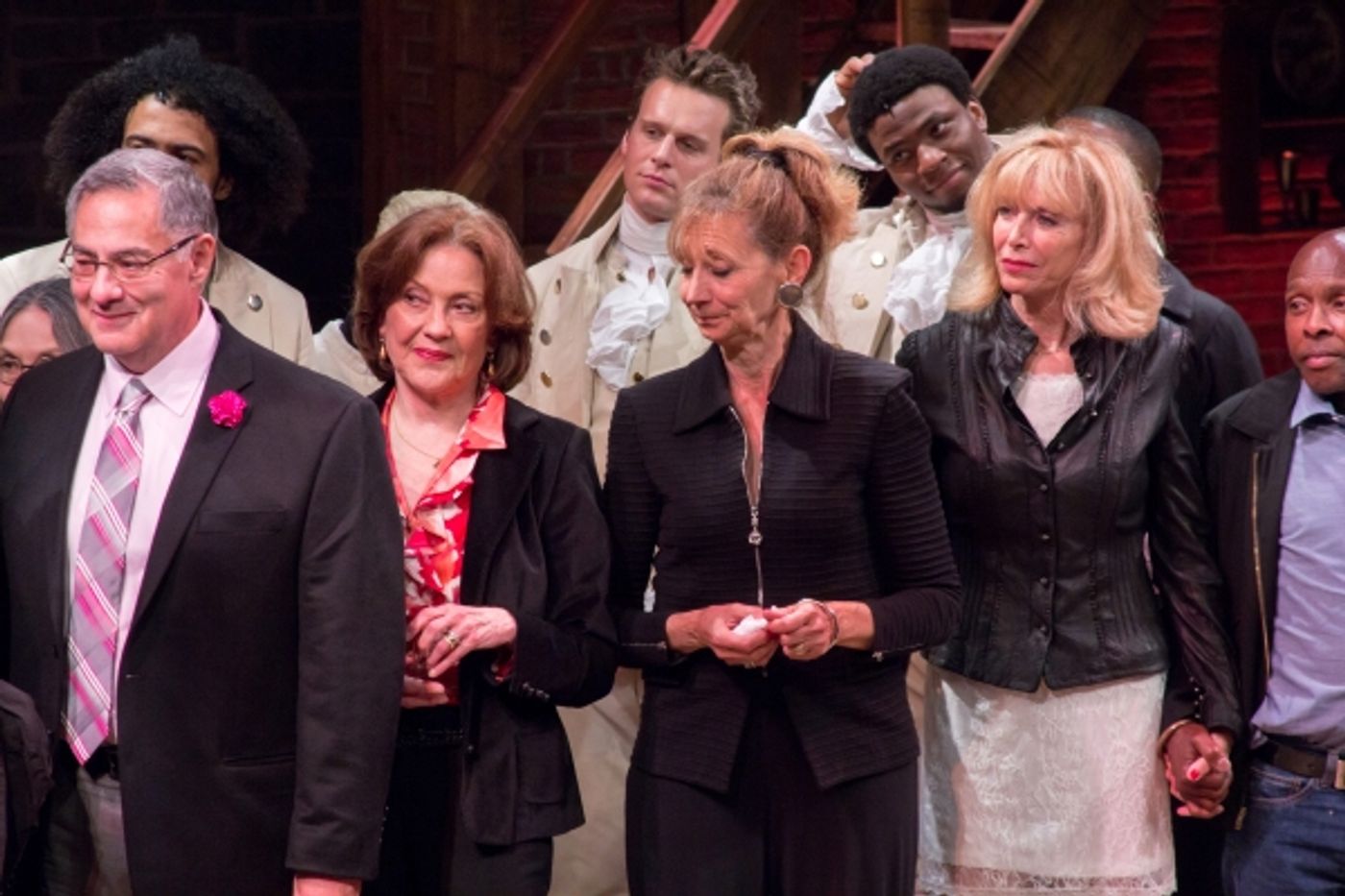 Photo Coverage: HAMILTON Cast Celebrates 40th Anniversary of A CHORUS LINE at the Public!  Image