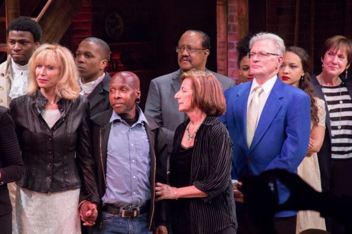 Photo Coverage: HAMILTON Cast Celebrates 40th Anniversary of A CHORUS LINE at the Public!  Image