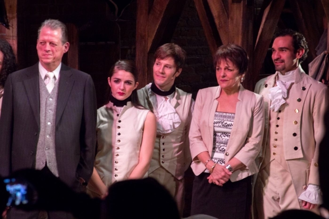 Photo Coverage: HAMILTON Cast Celebrates 40th Anniversary of A CHORUS LINE at the Public!  Image