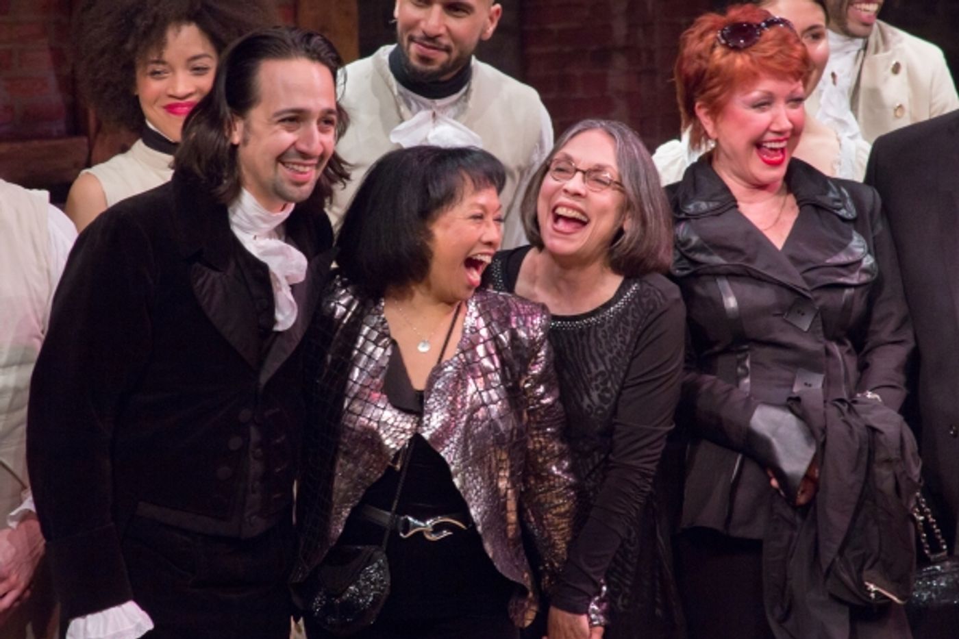 Photo Coverage: HAMILTON Cast Celebrates 40th Anniversary of A CHORUS LINE at the Public!  Image