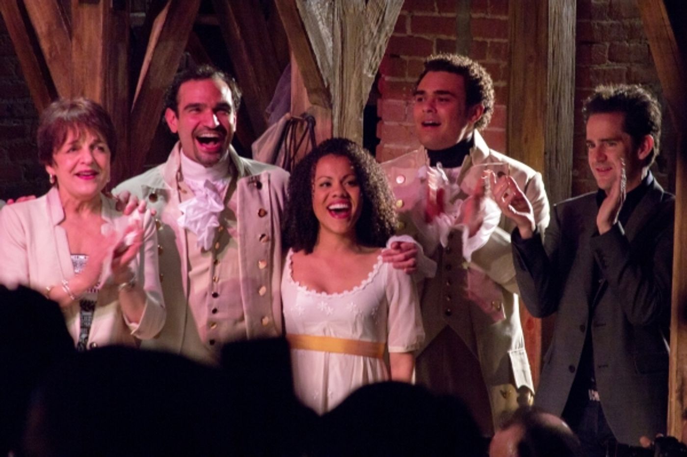 Photo Coverage: HAMILTON Cast Celebrates 40th Anniversary of A CHORUS LINE at the Public!  Image