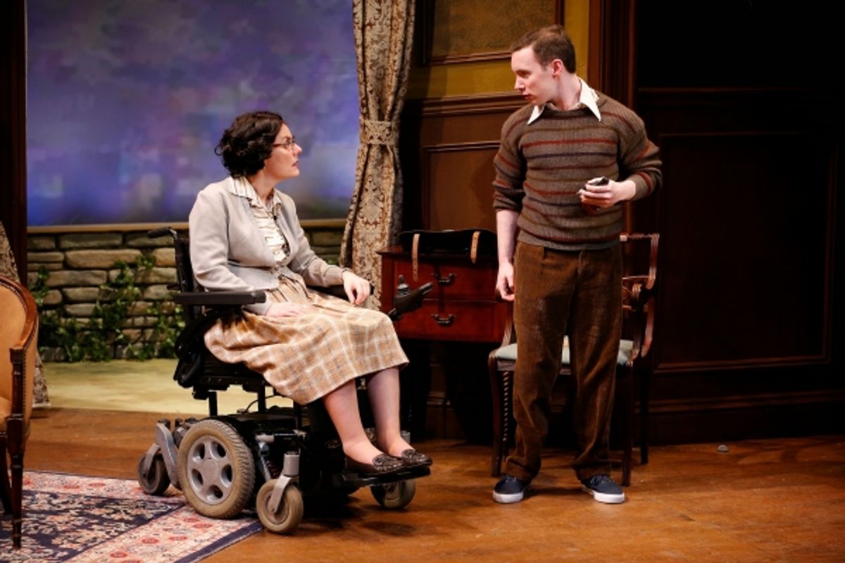 Ann Marie Morelli (Miss Bennett) and Christopher Imbrosciano (Jan Warwick) at 