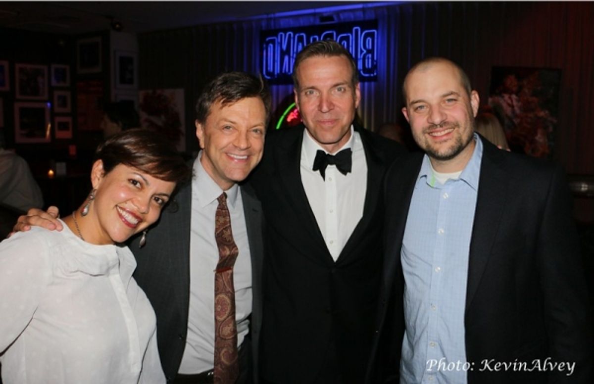 Andrea Brueggemann, Jim Caruso, Todd Murray and Eli Brueggemann at 