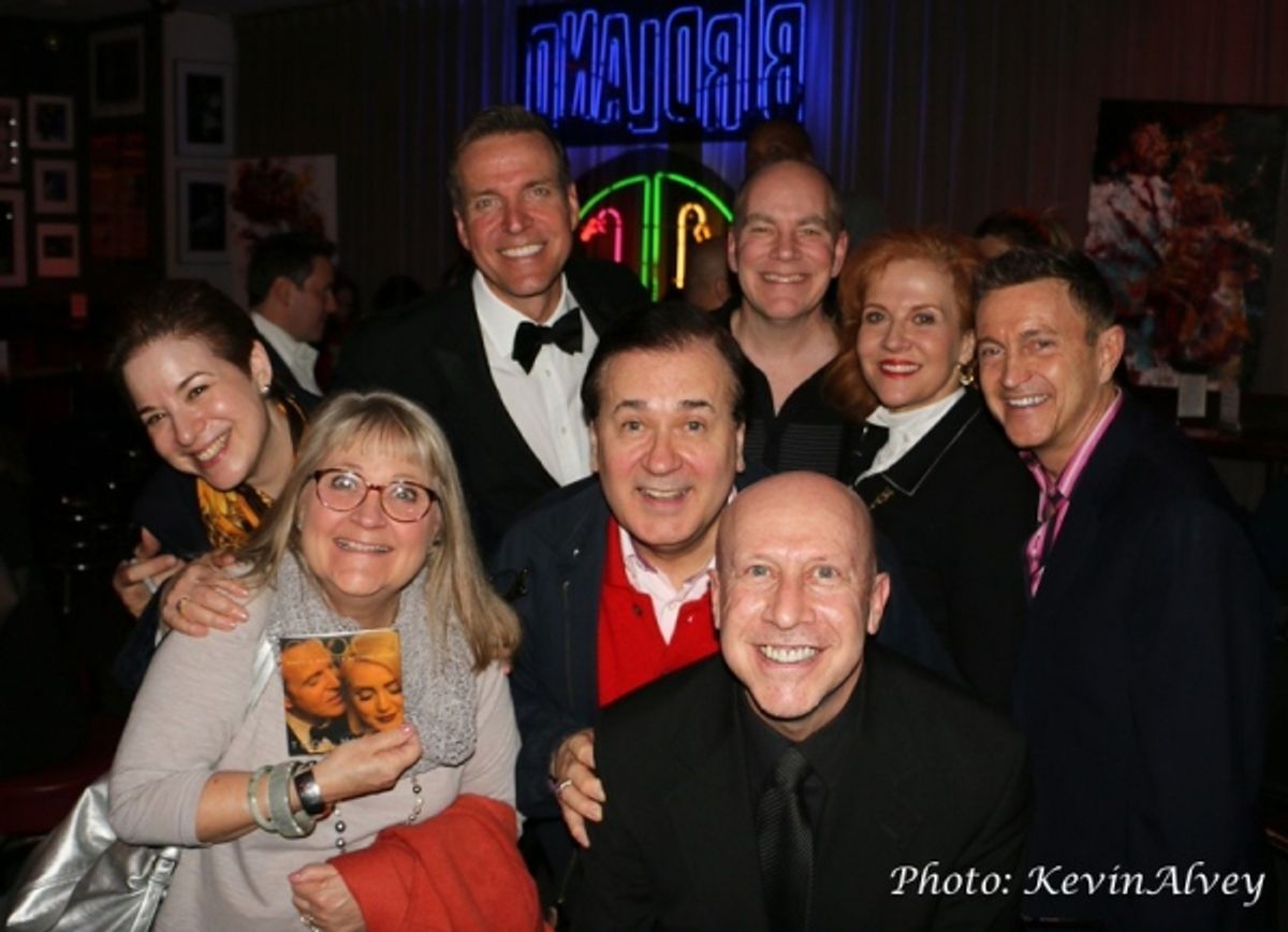 Celia Berk, Debbi Whiting, Todd Murray, Lee Roy Reams, Kevin Dozier, Alex Rybeck, Anna Bergman and Jeff Harnar at 