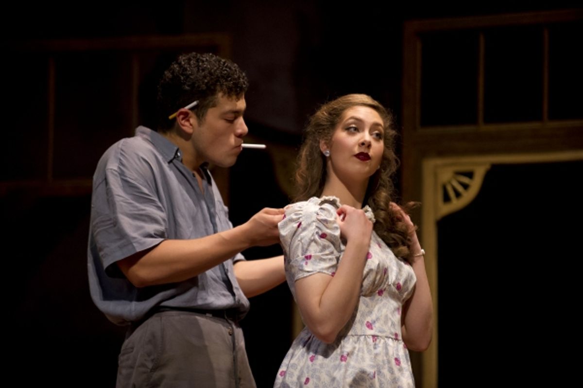 Tal Kroser (Stanley), Allie York (Blanche) at 