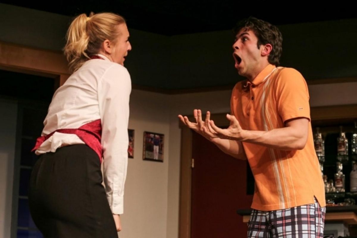 Tracy Torwick as Louise and Rodman Bolek as Justin at 