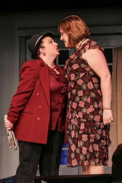 Shelleigh-Mairi Ferguson as Muriel and Stacia Russell as Pamela Photo