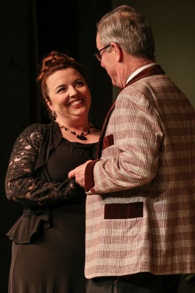 Shelleigh Mairi-Ferguson as Muriel and George McClure as Dickie Photo