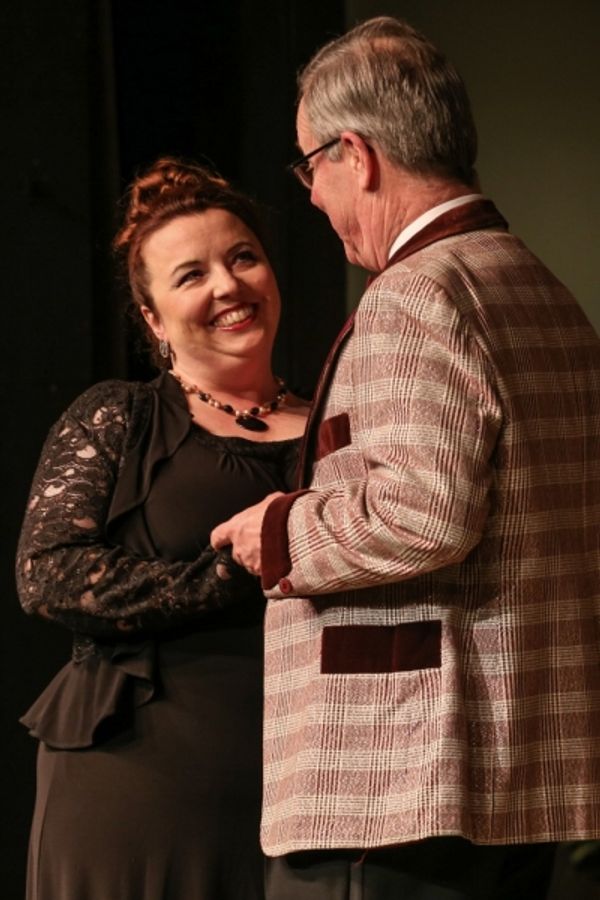 Shelleigh Mairi-Ferguson as Muriel and George McClure as Dickie Photo