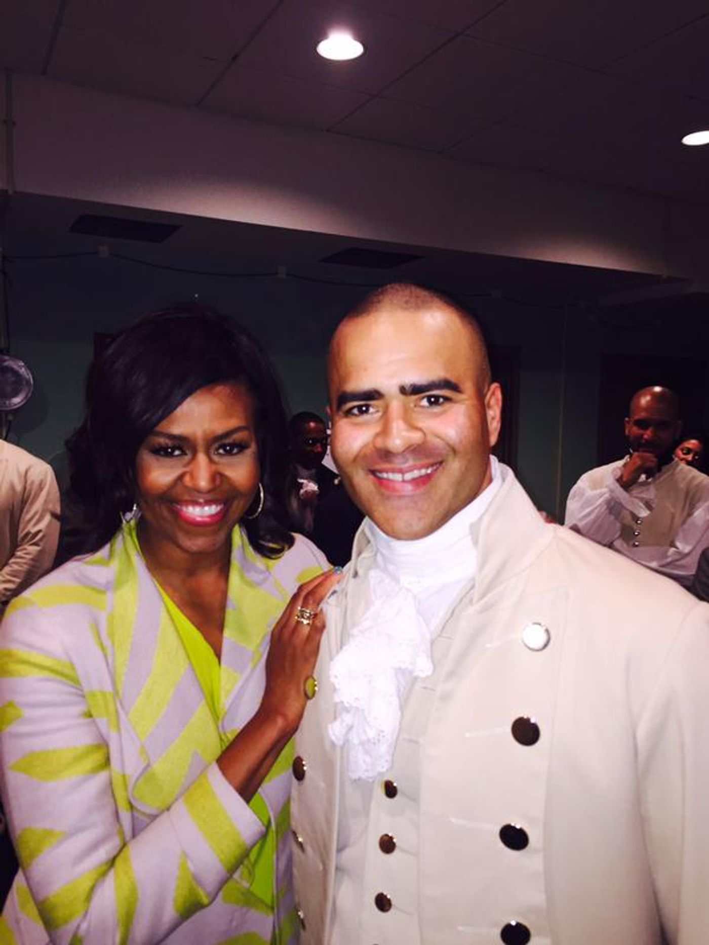 michelle obama at hamilton