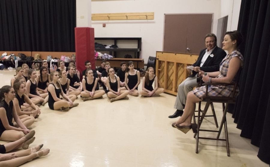 Photo Flash: Original Mary Poppins Broadway Performer Ashley Brown Surprises Students at Walt Disney World Resort Image