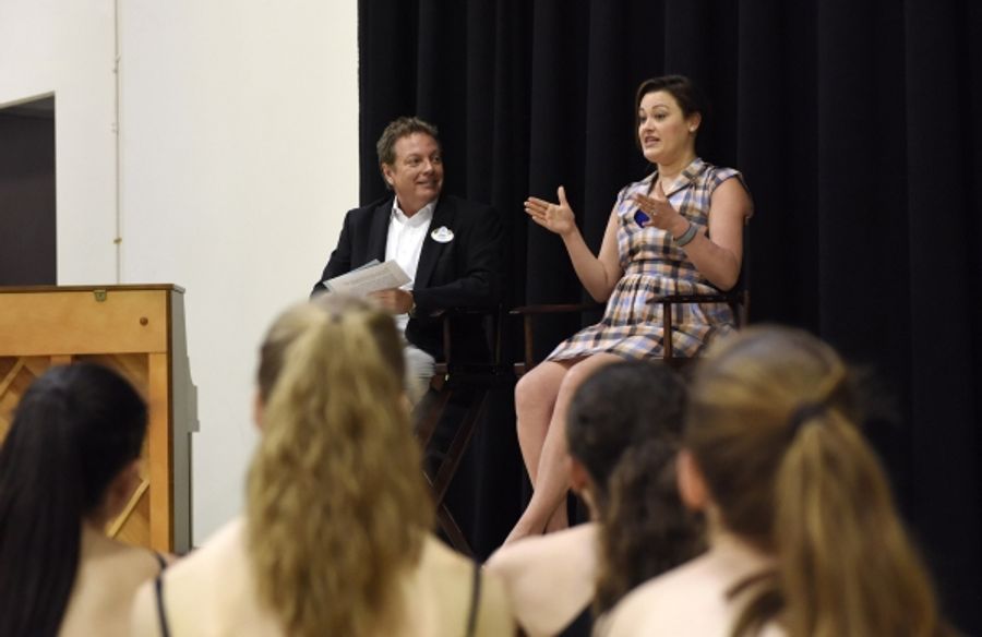 Photo Flash: Original Mary Poppins Broadway Performer Ashley Brown Surprises Students at Walt Disney World Resort Image