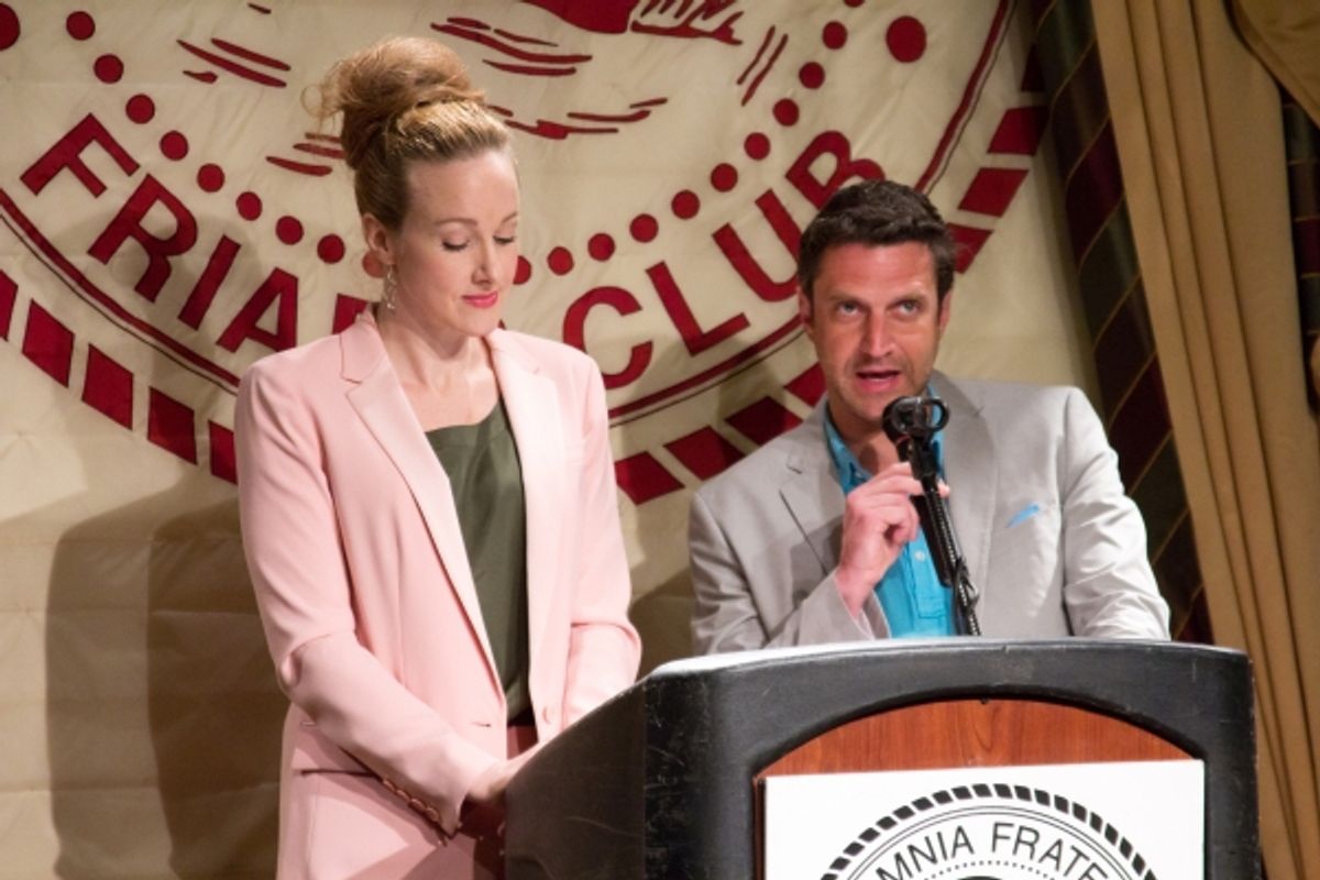 Katie Finneran, Raul Esparza at 