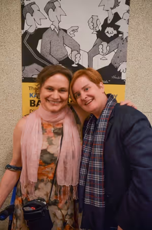 Anita Hollander and playwright Kate Moira Ryan Photo