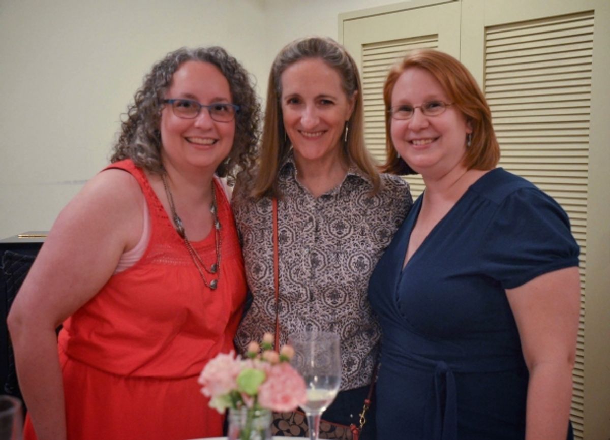 Beth Blickers, Josie Lawrence, Susan Ferziger at 