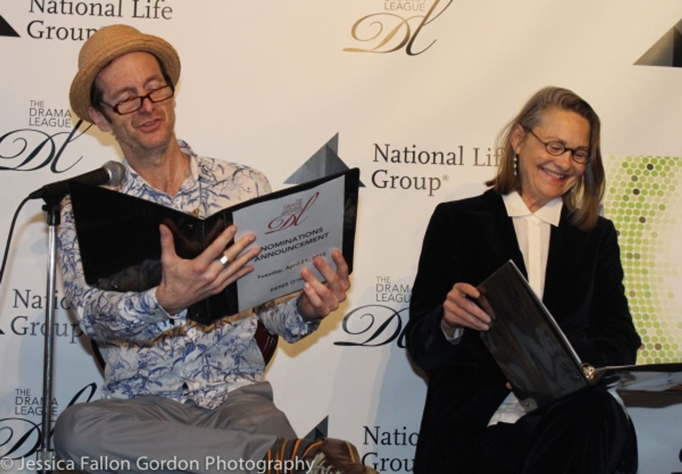 Photo Coverage: Cherry Jones and Denis O'Hare Announce the 2015 Drama League Award Nominations  Image