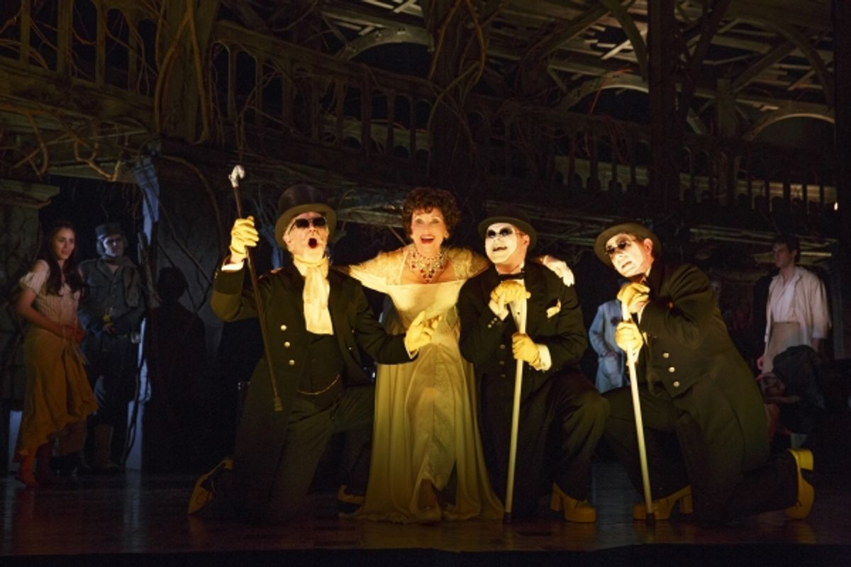 Tom Nelis, Chita Rivera, Chris Newcomer and Matthew Deming at 