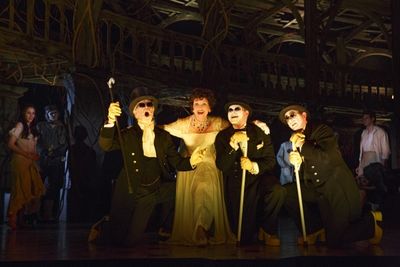 Tom Nelis, Chita Rivera, Chris Newcomer and Matthew Deming Photo