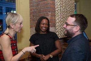 Constance Shulman, Quincy Tyler Bernstine and Stephen Brackett Photo